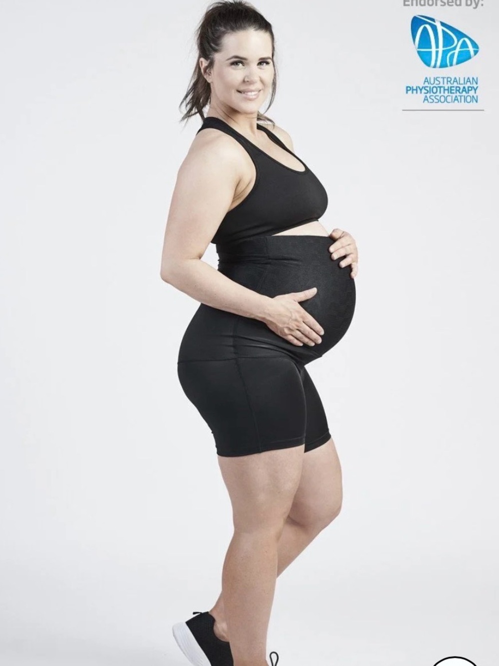 SRC Over the Bump Mini Pregnancy Compression Shorts